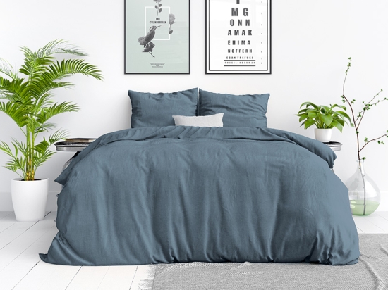 Dreamhouse stone washed dekbedovertrek