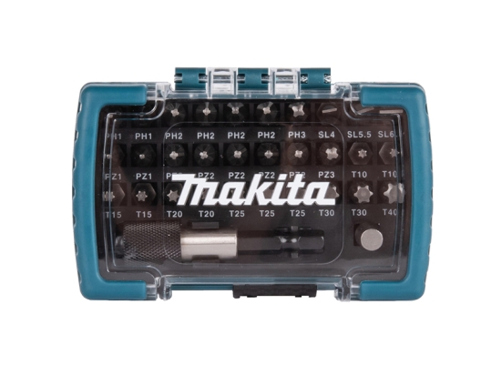 Makita schroefbitset in case (32-delig)